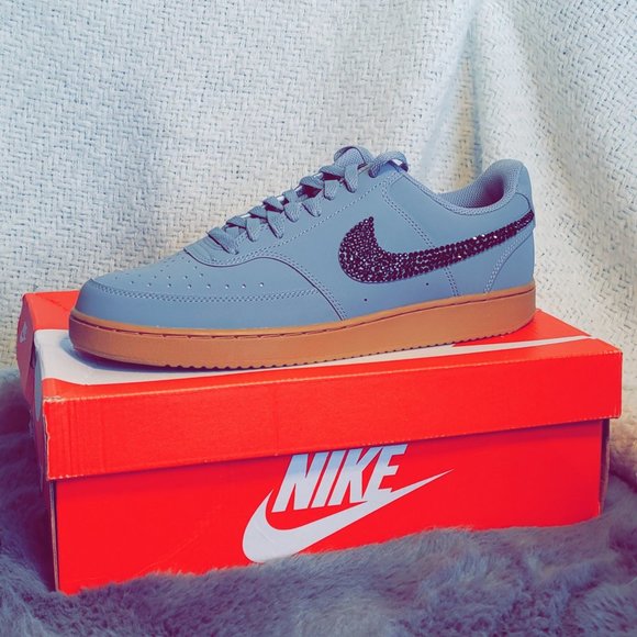 Custom Rhinestone Nike Court Vision Lo
